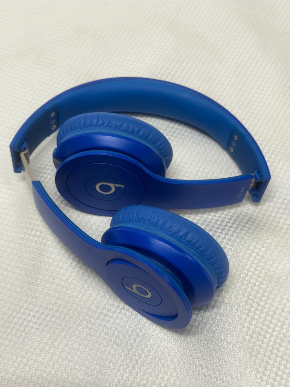 Dr Dre Solo Beats Headphones - Blue + Case